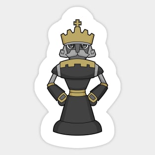 Chess piece King Crown Chess Sticker